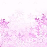 Purple Snowflakes Background